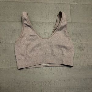 Purple sports bra top